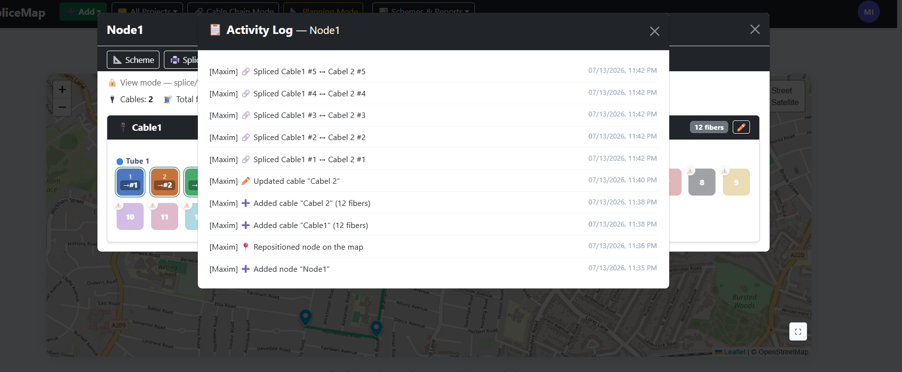 Activity logging